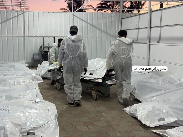 جثامين 45 شهيدا وصلت قطاع غزة