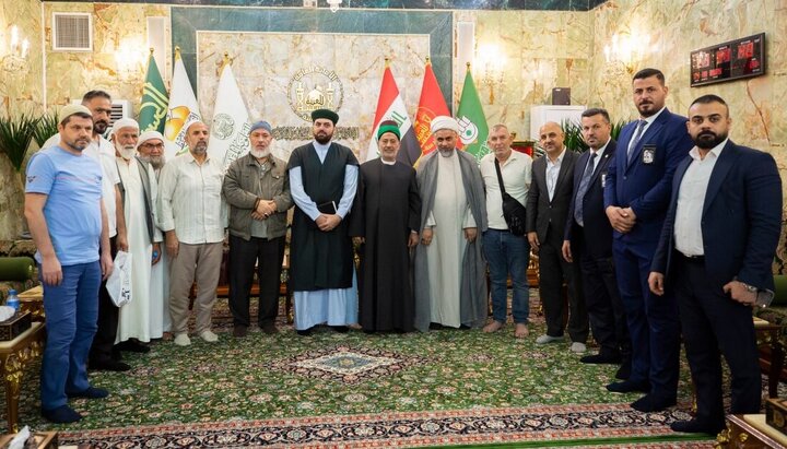 تقرير مصور/ نائب الأمين العام للعتبة الحسينية يستقبل رئيس الوقف الجيلاني التركي