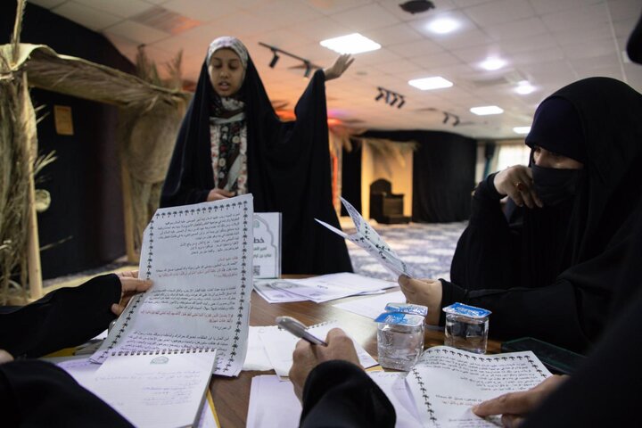 تقرير مصور/ مسابقة حفظ الخطب الثلاث لطالبات الدورات الصيفية في كربلاء