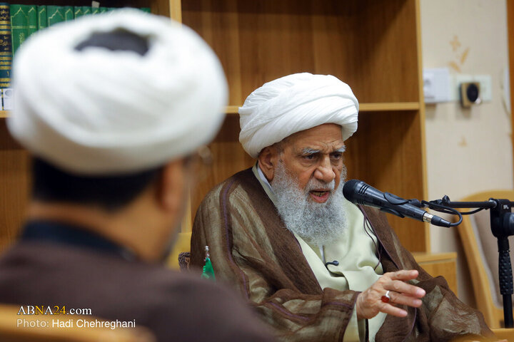 دیدار عوامل تولید کتاب «کربلا علیه‌السلام» با آیت‌الله کریمی جهرمی