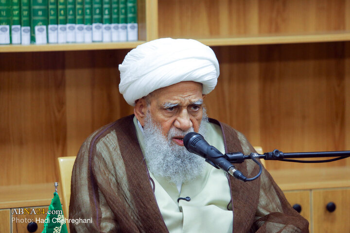 دیدار عوامل تولید کتاب «کربلا علیه‌السلام» با آیت‌الله کریمی جهرمی