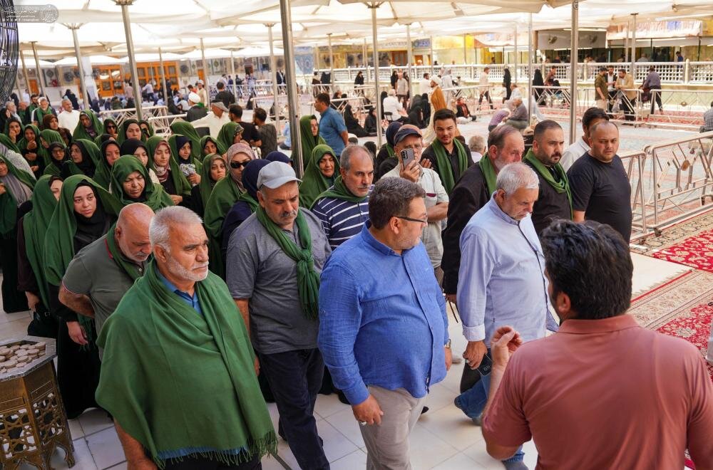 وفد من دولة تركيا يزور على المعالم التاريخية للعتبة العلوية المقدسة