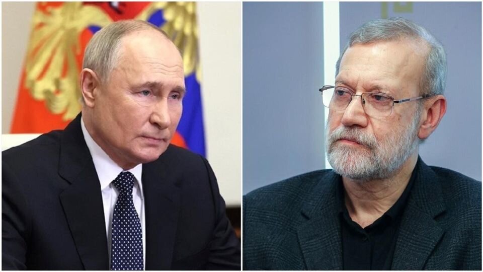 علی لاریجانی با ولادیمیر پوتین دیدار و گفت‌وگو کرد/ پیام رهبر معظم انقلاب به رئیس‌جمهور روسیه