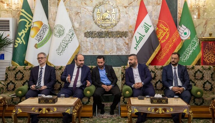 تقرير مصور/ العتبة الحسينية المقدسة تستقبل السفير التشيكي لدى العراق