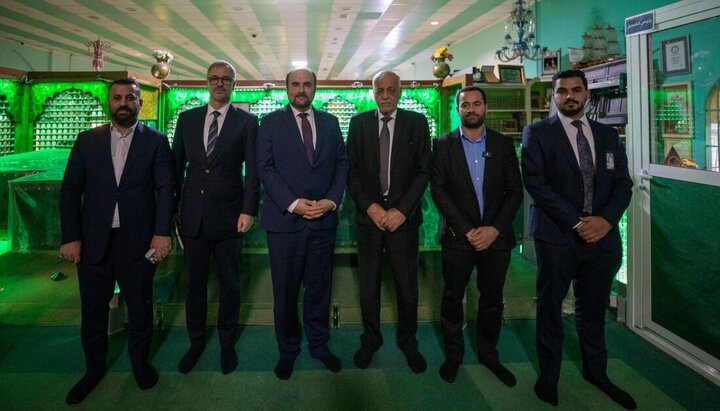 تقرير مصور/ العتبة الحسينية المقدسة تستقبل السفير التشيكي لدى العراق