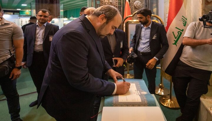 تقرير مصور/ العتبة الحسينية المقدسة تستقبل السفير التشيكي لدى العراق