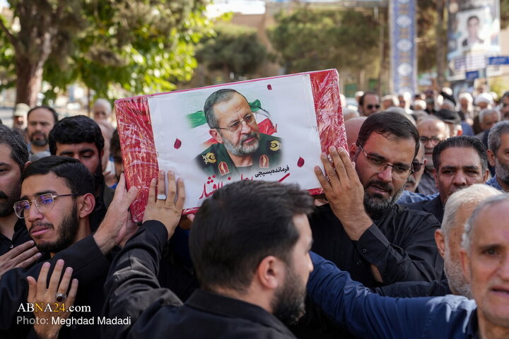 مراسم تشییع پیکر سردار علیرضا افشار در تهران