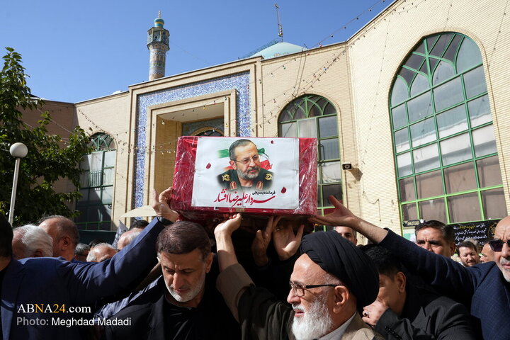 مراسم تشییع پیکر سردار علیرضا افشار در تهران