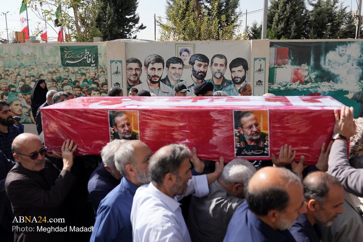 مراسم تشییع پیکر سردار علیرضا افشار در تهران