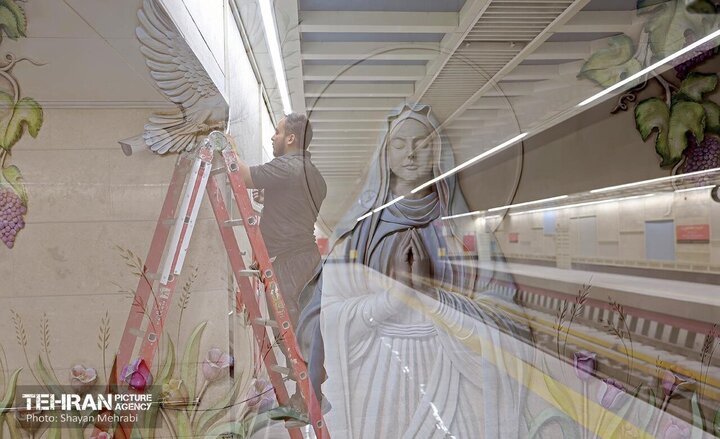 Informe fotográfico | La hermosa estación de metro “Santa María” de Teherán muestra la profundidad de la cercanía entre las religiones abrahámicas y el islam shiíta