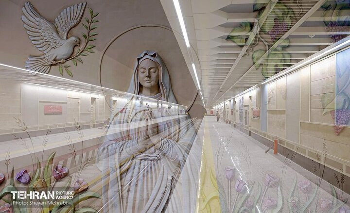 Informe fotográfico | La hermosa estación de metro “Santa María” de Teherán muestra la profundidad de la cercanía entre las religiones abrahámicas y el islam shiíta