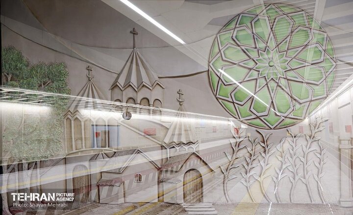 Informe fotográfico | La hermosa estación de metro “Santa María” de Teherán muestra la profundidad de la cercanía entre las religiones abrahámicas y el islam shiíta