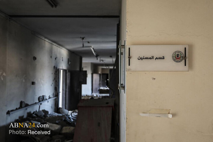 تقرير مصور/ الاحتلال الصهيوني يدمر مسشفى الوفاء في غزة