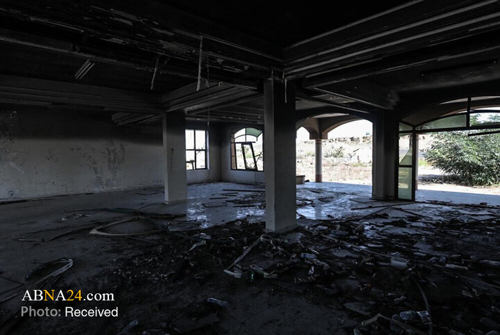 تقرير مصور/ الاحتلال الصهيوني يدمر مسشفى الوفاء في غزة