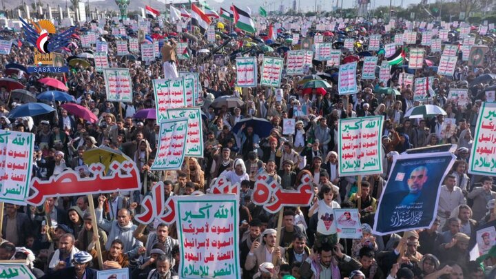 تقرير مصور/ مسيرة مليونية بالعاصمة صنعاء تجدد العهد للشهداء وتؤكد الجهوزية لنصرة فلسطين