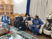 Photos: Shia Scholars met With Pakistani Sumud Flotilla Activist