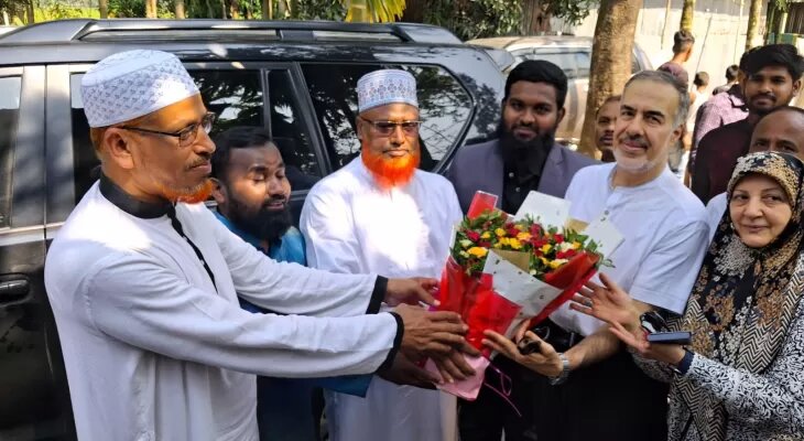 Iranian Envoy Meets District , Ameer of Bangladesh Jamaat-e-Islami