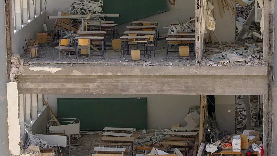 بیش از ۱۰۰ مدرسه در جنوب لبنان توسط اسرائیل نابود شد