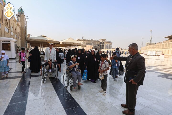 تقرير مصور/ العتبة الكاظمية المقدسة تُكرّم وفدًا من مؤسسة الغدير لذوي الاحتياجات الخاصة