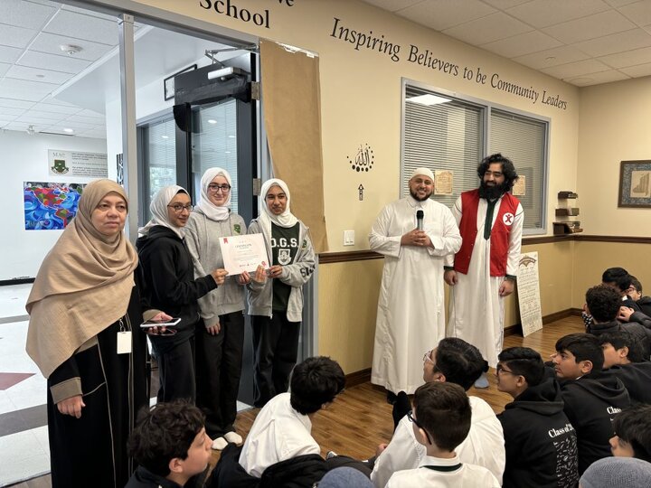 دانش‌آموزان مسلمان کانادایی ۱۱۵ هزار دلار برای کودکان غزه جمع‌آوری کردند