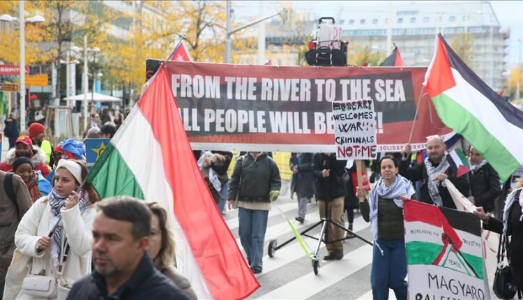 Hundreds rally in Vienna against arms exports, Gaza genocide