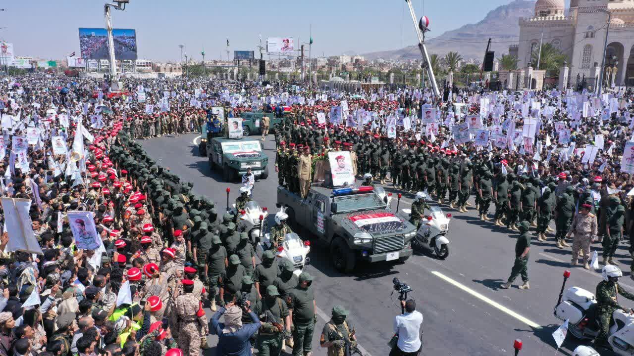 مراسم تشییع شهید عبدالکریم الغماری در صنعا برگزار شد + تصاویر و ویدیو