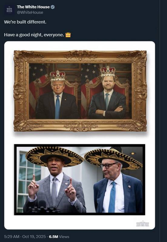 تصویری خبر | ٹرمپ نے تاج پوشی کر لی!