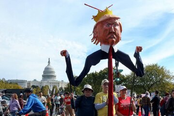 Hotunan Zanga-Zangar Kin Jinin Trump A Jihar Arizona Ta Amurka