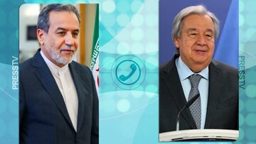 ایرانی وزیر خارجہ کی اقوام متحدہ کے سیکریٹری جنرل سے بات چیت، یمن و غزہ پر بھی تبادلہ خیال