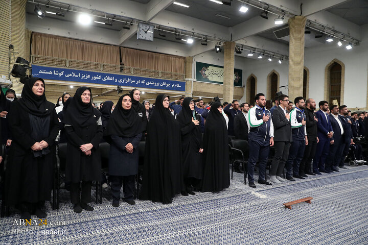 Hevdîtina şampiyonên werzîşê û serkeftiyên olîmpiyatên zanistî bi Rêberê Giranqedr ê Şoreşê re