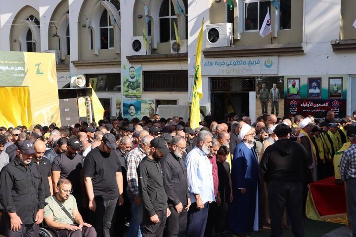 حزب الله وجماهير المقاومة يشيّعون الشّهيد حسن رحّال في خربة سلم