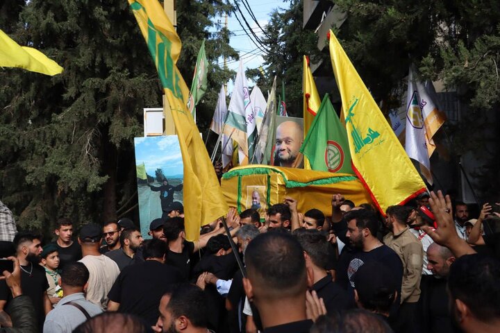 حزب الله وجماهير المقاومة يشيّعون الشّهيد حسن رحّال في خربة سلم