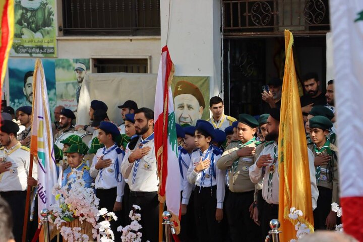 حزب الله وجماهير المقاومة يشيّعون الشّهيد حسن رحّال في خربة سلم