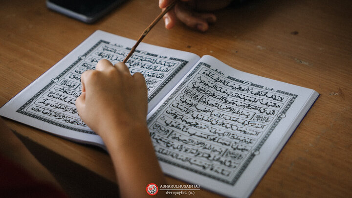 تقرير مصور/ دروس تجويد القرآن الكريم للأطفال بمسجد صاحب الزمان(ع) في تايلاند