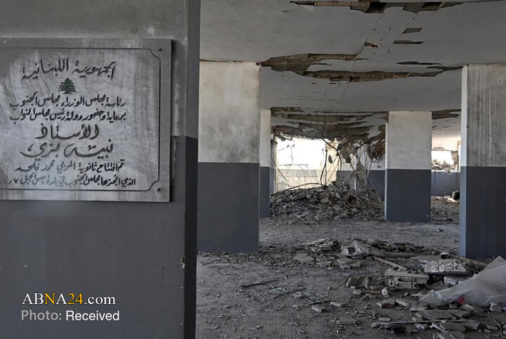 حمله رژیم صهیونیستی به دبیرستان "محمد فلحه" در میس الجبل لبنان