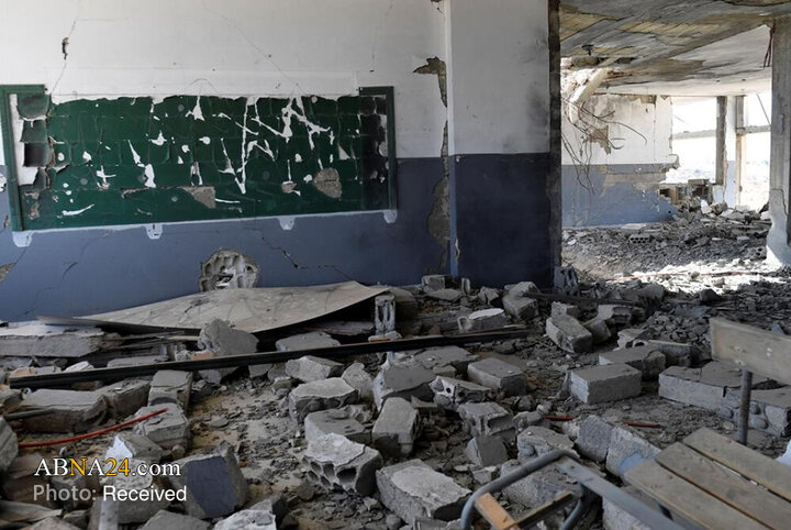 حمله رژیم صهیونیستی به دبیرستان "محمد فلحه" در میس الجبل لبنان