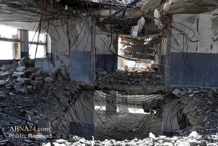 حمله رژیم صهیونیستی به دبیرستان "محمد فلحه" در میس الجبل لبنان