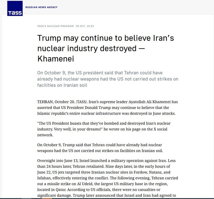 خطاب قائد الثورة الإسلامية يحظى باهتمام وتغطية واسعة النطاق في وسائل الإعلام الدولية