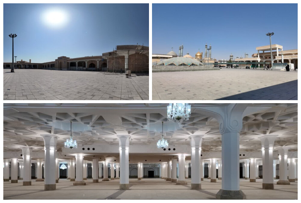 ضلع شرقی حرم حضرت معصومه(س) آماده افتتاح است + عکس