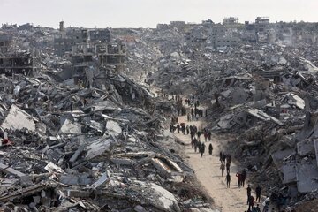 Gaza, Tempat Paling Hancur di Dunia: Lebih dari 68 Ribu Syahid dan Hampir 10 Ribu Masih Tertimbun Reruntuhan