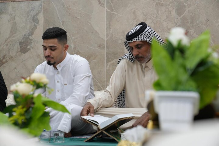 تقرير مصور/ إطلاق سلسلة ختمات قرآنية في بيوت عوائل الشهداء في محافظة المثنى بالعراق