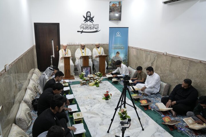 تقرير مصور/ إطلاق سلسلة ختمات قرآنية في بيوت عوائل الشهداء في محافظة المثنى بالعراق