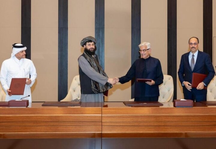 اعلامیه وزارت دفاع طالبان درباره توافق آتش‌بس با پاکستان