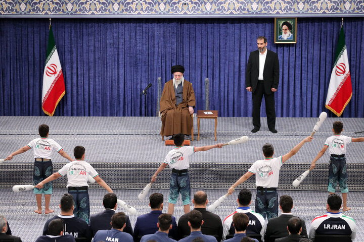 درخشش نوجوان گرگانی در دیدار قهرمانان با رهبر انقلاب