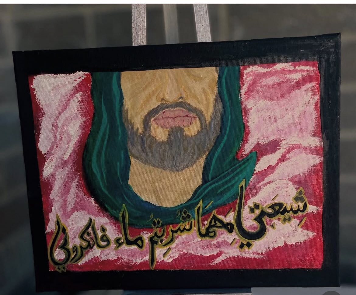 خلق آثار هنری با مضامین ارادت به اهل بیت (ع) توسط هنرمند کانادایی + تصاویر