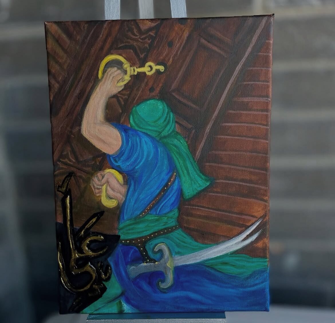 خلق آثار هنری با مضامین ارادت به اهل بیت (ع) توسط هنرمند کانادایی + تصاویر