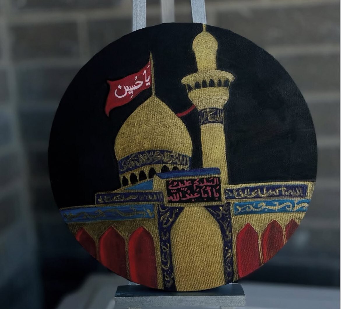 خلق آثار هنری با مضامین ارادت به اهل بیت (ع) توسط هنرمند کانادایی + تصاویر