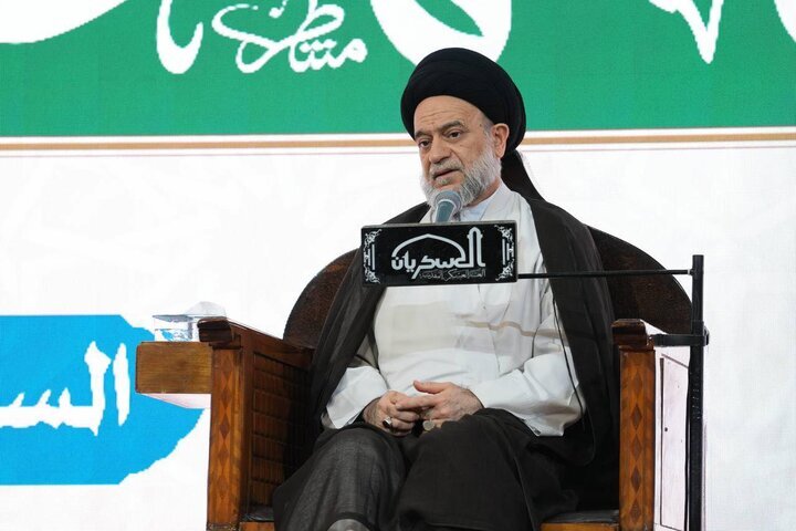 تقریر مصور| العتبة العسكرية المقدسة تعيد إحياء المنبر المهدوي في صحن العتبة العسكرية المقدسة