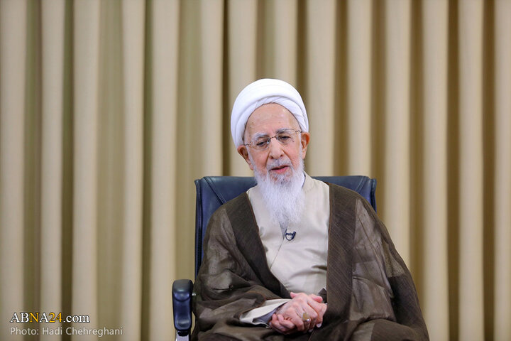 دیدار اعضای ستاد بزرگداشت روحانیون رزمنده مازندران با آیت‌الله‌العظمی جوادی آملی