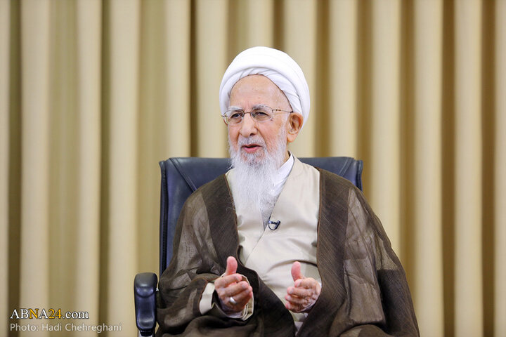 دیدار اعضای ستاد بزرگداشت روحانیون رزمنده مازندران با آیت‌الله‌العظمی جوادی آملی